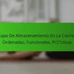 Cajas De Almacenamiento En La Cocina: Ordenadas, Funcionales, Prácticas
