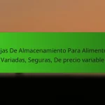 Cajas De Almacenamiento Para Alimentos: Variadas, Seguras, De precio variable
