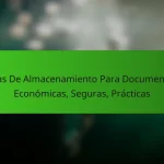 Cajas De Almacenamiento Para Documentos: Económicas, Seguras, Prácticas