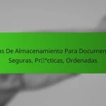 Cajas De Almacenamiento Para Documentos: Seguras, Prácticas, Ordenadas