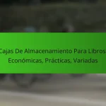 Cajas De Almacenamiento Para Libros: Económicas, Prácticas, Variadas