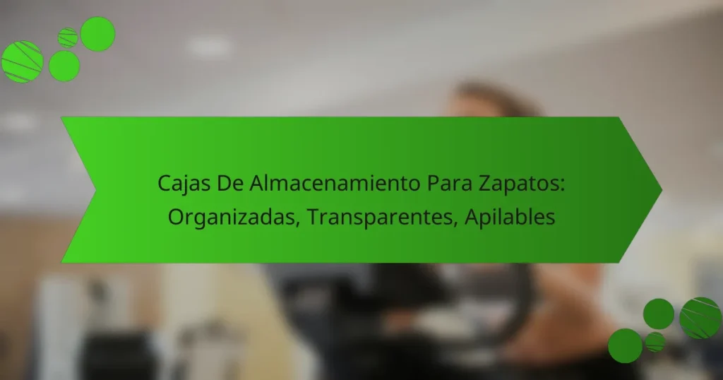 Cajas De Almacenamiento Para Zapatos: Organizadas, Transparentes, Apilables