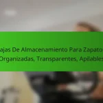 Cajas De Almacenamiento Para Zapatos: Organizadas, Transparentes, Apilables