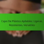 Cajas De Plástico Apilables: Ligeras, Resistentes, Versátiles
