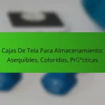 Cajas De Tela Para Almacenamiento: Asequibles, Coloridas, Prácticas